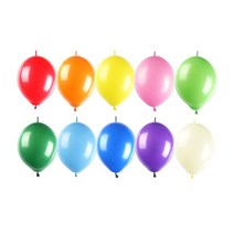 축하 파티용 생일용 라운드 풍선 꼬리풍선 일반 15cm, 연두