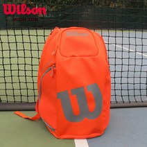 테니스가방 사인 윌슨 페더러 테니스라켓백팩, 윌슨오렌지한정판
