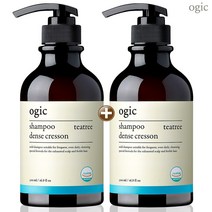 오직샴푸 탈모증상 완화 가려움 지성 건성 비듬 500ml 2개, 티트리샴푸2개