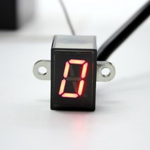 바이크부품 오토바이용품 6 스피드 블랙 범용 오토바이 디지털 디스플레이 LED 오프로드 모토 라이트 중립 기어 표시기 모터사이클