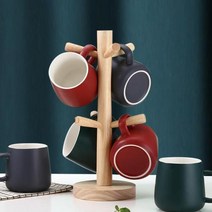 가정용찻잔 풀세트 도기 세트 도자기 고급 사무실 티포트 선물세트 티포트 찻 세라믹 머그컵 거실 물컵 홈컵, ATYPE