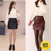 피오뜨 8048.벨티스 가죽스커트 스커트