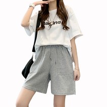 야호 여성용 반바지 통바지 4부 와이드팬츠