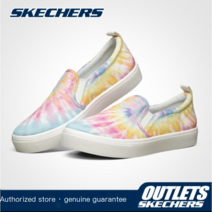 [상위] 스케쳐스 여성용 22년 skechers 플랫슈즈 혼합디자인 발편한 캐주얼 스니커즈 슬립온(양말증정)