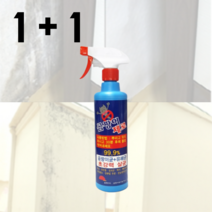 1+1 곰팡이 제거 벽지 실크벽지 실리콘 욕실 화장실 베란다 제거제 500ml, 단품 1개