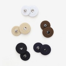 아일렛 스냅&똑딱단추 티단추 와샤_사이즈&컬러, 18mm_그레이, 6. 싸게 스냅단추