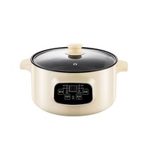다기능 전기 밥솥 220v 가열 팬 요리 냄비 기계 전골 국수 계란 수프 찜기 미니 밥솥 냄비, 스마트 220v, 24cm 800w