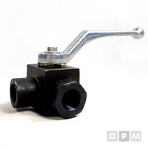 [W9721CB] 독일 고압볼밸브(삼방) 유압볼밸브(삼방) 20A (64252), 1개