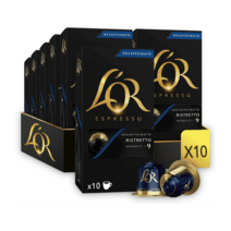LOR Espresso Ristretto 디카페인 네스프레소 커피 100캡슐