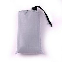 방수 포켓 피크닉 매트 접는 비치 매트 초경량 캠핑 매트 야외 방습 담요 5 사이즈 텐트 방수포 자루 포함, 밝은 회색, 100x140cm