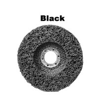 25pcs 125mm 그라인드 디스크 연마 휠 페인트 녹 제거제 폴리 스트립 디스크 앵글 그라인더 깨끗한 폴란드어 금속 오토바이 자동차, 5개, 검은 색, 125x22mm