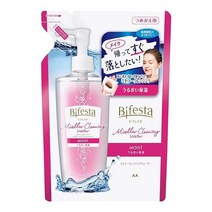 Bifesta Micellar Cleansing Water Moist Refill Wiping Type Moisturizing Toner Derived Oil Free Fragra