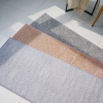 인룸 단모 베이직 샤기 주방매트, 다크그레이