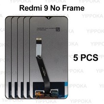 방충망틀 방충망보수 방충망설치 터치 스크린 디지타이저 샤오미 레드미 디스플레이 용 어셈블리 교체, 15 9 NO Frame 5 PCS
