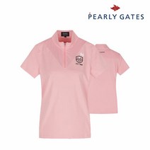파리게이츠 골프 pearlygatesgolf여성 바니 반집업 반팔 티셔츠 P522A1TS955_PK, 002, PK