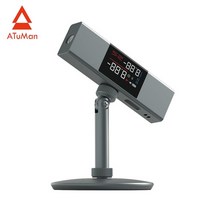 스마트 줄자 거리 측정기 레이저 자 atuman duka li1 레벨 디지털 레벨 눈금 충전식 각도기 360 임의 각도 캐스트 라인 측정 도구, 브라켓 포함