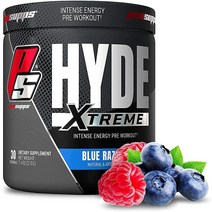 ProSupps Mr. Hyde Xtreme(이전 NitroX) 운동 전 분말 에너지 드링크 - 베타 알라닌 크레아틴 및 니트로시진이 포함된 강렬한 지속 에너지 펌프 및 집중 (30회 분량 Blue Razz Blitz)