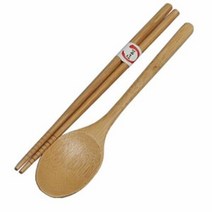 고급 대나무 수저 1개 숟가락 젓가락 스푼 식기