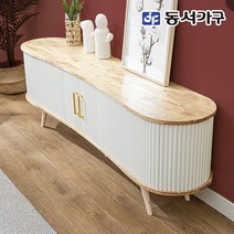 동서가구 네오 알로세 고무나무 원목 템바보드 TV다이 거실장 1800 NEO924, 네추럴