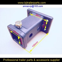 캠핑카부품 카라반장비 히치 수신기 튜브 어댑터 볼트 견인 바 부품 자동차 캠핑 액세서리 캐러밴 인치, 1개