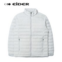 아이더(비아페) 간절기에 딱!입기좋은 일자형 퀄팅의 심플한디자인과 스트레치단을 적용한 남성 베이직 경량 구스다운 DMW21511-C2(라이트그레이)