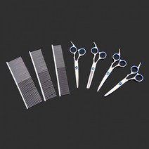 [애구애구] 애견 미용가위 (민 / 숱 / 커브 / 콤보빗), 콤보빗(대)