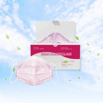 대한위재 덴탈마스크 핑크색(의약외품), 1개, 50개