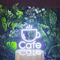 LED바이칼 오픈 OPEN LED보드 LED간판 네온 사인 보드 카페간판 영업중 led영업중 오픈간판, 7.CAFE white