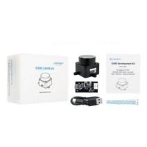 라즈베리파이 LD06 Lidar LD19 D300 휴대용 360 ° DTOF 레이저 3D 스캐너 12M 범위 지원 ROS ross2 라즈베리 파이 Jetson 로보틱스 매핑 Av, D300 Lidar Kit, D300 Lidar Kit