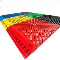 수영장바닥 세차장 미끄럼방지 패드 배수 퍼즐평상, 5cm등모양50X50cm(