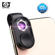 스마트폰망원렌즈 에이펙셀18배율 100x digital microscope lens, 없음