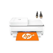 HP Envy 6458e 올인원 무선 컬러 잉크젯 프린터 홈 오피스 화이트 인쇄 복사 스캔 10ppm 4800 x 1200 dpi 자동 양면 35시트 ADF 잉크 레디 실마릴스 케