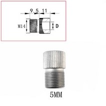2mm-10mm 포켓 홀 지그 드릴 슬리브 Doweling 지그 홀 드릴링 로케이터 드릴 가이드 부싱 목수 목공 도구 1 개, 5mm