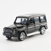 1:32 벤츠 지바겐 G65 AMG 자동차 SUV 다이캐스트 모형, 라이트블랙 심플배터리