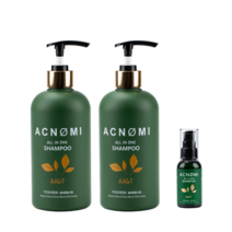 아크노미 올인원 탈모증상완화기능성 샴푸 500ml 2개 + 50ml 추가증정, 500ml 2개 +50ml 1개 추가증정
