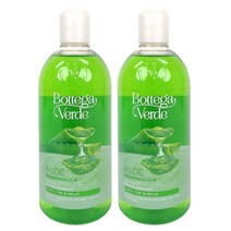 보테가베르데 천연 알로에 베라 진정 바스&바디워시 400ml, 2개