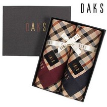 닥스 손수건 [갤러리아] [닥스] 기본체크 손수건 2매세트 (D) 선염2번