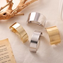 메탈 2타입 반달 자동핀