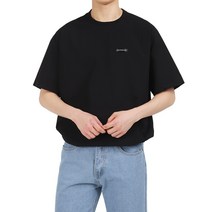 남성용 오버핏 스트링 반팔 아노락 티셔츠 E05S14_tc3964