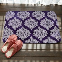 야자수매트 등산로매트 코코넛매트 만다라 패턴 Anti-slip doormat Vacuuming 주방 bedroon 목욕 바닥 매트, 10 10_01 40 센치메터 x 60 센치메터