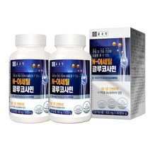 종근당 N-아세틸 글루코사민 600mg x 90정 x 2통 (6개월분), 상세페이지 참조, 상세페이지 참조