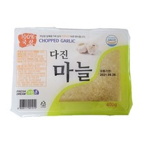 무료배송!! 코스트코 그린촌 100% 국산 냉동 다진 마늘 400g (대용량/ 아이스박스 포장 발송), 1팩