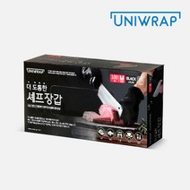 더 도톰한 셰프장갑 블랙 소형 100매 1팩, 소(S), 1개