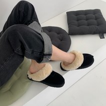 푹신한 양털 양가죽 통굽 슬리퍼 발바닥 따뜻한 털 슬리퍼