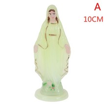 앤틱 조각상 장식품 조형물 소품 석상 인테리어 카톨릭 메리 동상 마돈나 수제 성모 마리아 동상 예수 홈 장식 선물, 1