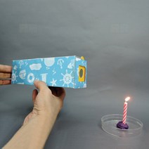 공기 대포 만들기(1) 1인/과학 실험 키트 교구 도구 만들기