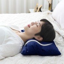 수니홈 조절 경추베개, 모달 네이비, 바이오비드폼, 1개