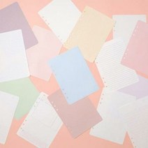 아트박스/아르디움 A5 6공 프리노트 내지리필 16종