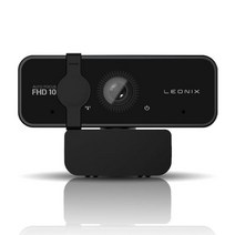 el2538 LEONIX LEO-FHD1080 PC 화상 카메라 웹캠 1920x1080 화상카메라/화상채팅/화상회의/화상영어/화상캠/화상회의용품/화상통화/웹카메라/인터넷강의/웹켐, 단일 모델명/품번