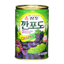 캠인노크 삼포 깐포도캔400g 과일통조림 포도통조림, 4개